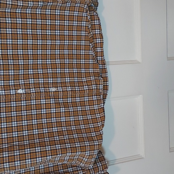 J Crew Men's Slim Fit Plaid Secret Wash Shirt Brown - Picture 11 of 14